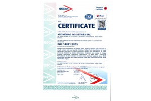 ISO 14001 - Certificate for Environmental Management System