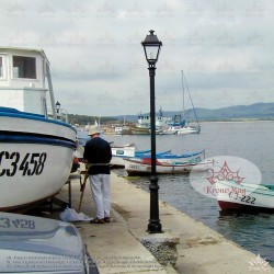 Garten Kandelaber aus Gusseisen und Metall VILLA-1