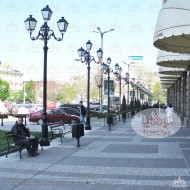 Kandelaber Mastleuchte aus Gusseisen G4-S31