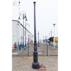 Gartenleuchte Kandelaber aus Gusseisen und Metall HANGA 3