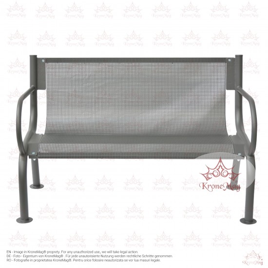 Parkbank,Sitzbank Metall KASSEL 2