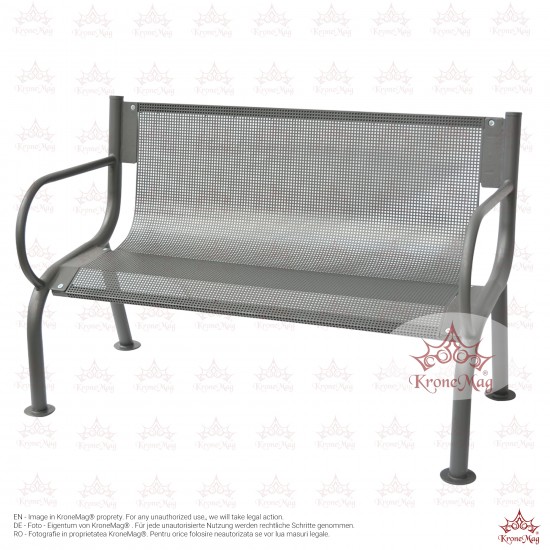 Parkbank,Sitzbank Metall KASSEL 2
