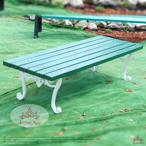 Gartenbänke, Terrassenbänke aus Gusseisen und Holz 709 :: KroneMag