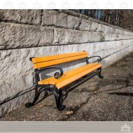 Park- und Gartenbank - VILLABELLA mit Armlehnen