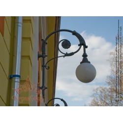 Wandleuchten Außen Antik aus Gusseisen ME143L KUGEL 400