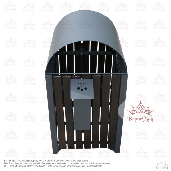 Abfallbehälter für Außen URBAN 9C.2S mit 2 Aschenbecher