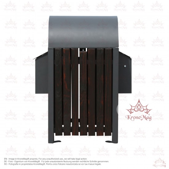 Abfallbehälter für Außen URBAN 9C.2S mit 2 Aschenbecher