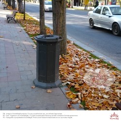 Abfallbehälter für Außen aus Gußeisen BIN-1-C