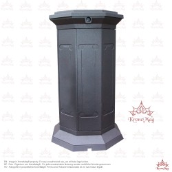 Abfallbehälter für Außen aus Gußeisen BIN-1-C