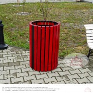 Abfallbehälter mit Holzverkleidung URBAN 10.ALBA