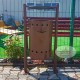 Abfallbehälter für Außen URBAN 22.CS mit Schutzdach und Aschenbecher
