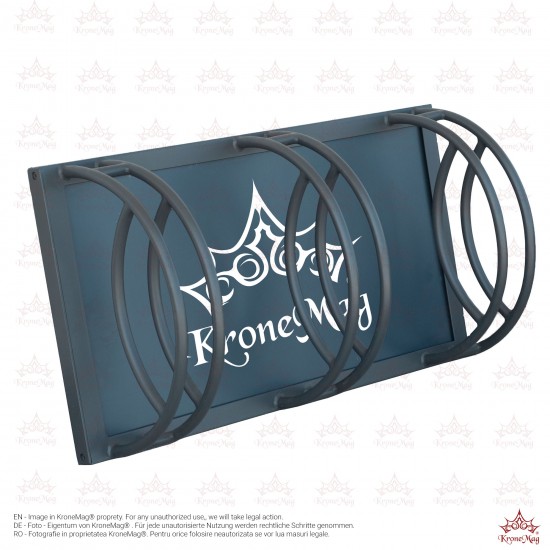 Fahrradständer,Fahrradparker mit Werbeständer BIKE-3.P