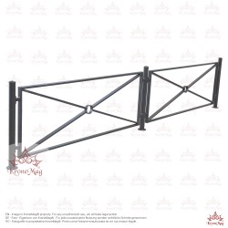 Metallzaun zur Abgrenzung PG4.2