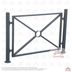 Metallzaun zur Abgrenzung PG4