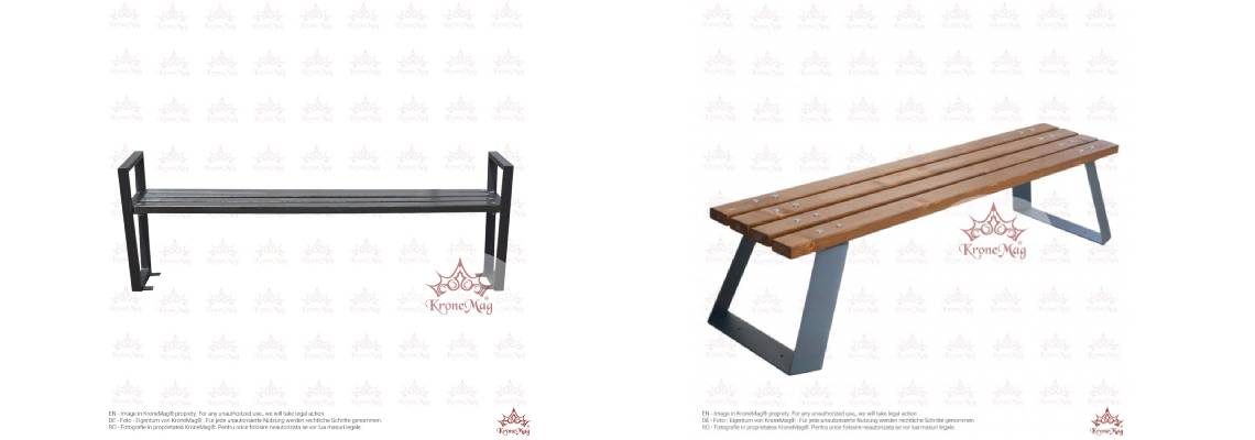 Bänke ohne Rückenlehne