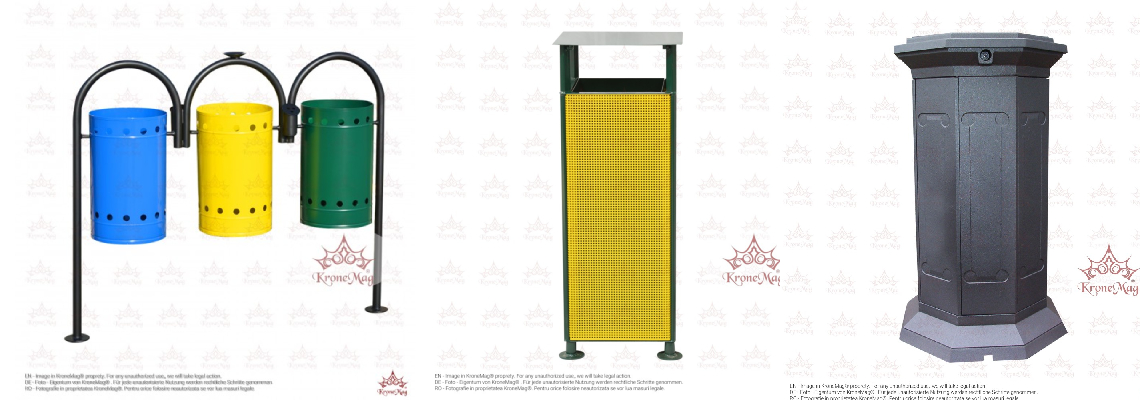 Recyclingprozess und Abfallbehälter