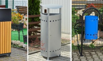 Abfallsammler im Freien – ein fester Bestandteil einer sauberen Siedlung