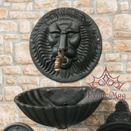 Gartenbrunnen, Wandbrunnen, Trinkbrunnen aus Gusseisen 610