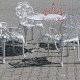 Aluminium Gartengarnitur, Terrassenmöbel Set ROSALIA 4F