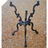 Gartentisch, Terrassentisch mit Gusseisenbeine M808-D