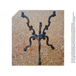 Gartentisch, Terrassentisch mit Gusseisenbeine M808-D