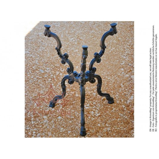 Gartentisch,Terrassentisch mit Gusseisenbeine M808-D