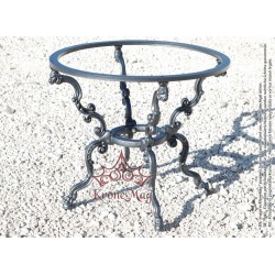 Gartentisch, Terrassentisch mit Gusseisenfüße M810-D