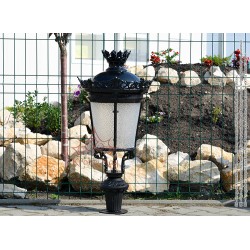 Gusseisen Pollerleuchten für Außen, Wegeleuchten, Standleuchten MS-1B-PALASIO