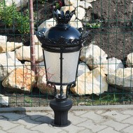 Gusseisen Pollerleuchten für Außen, Wegeleuchten, Standleuchten MS-H7-PALASIO