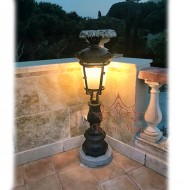 Gusseisen Pollerleuchten für Außen, Wegeleuchten, Standleuchten SI-982 PALASIO