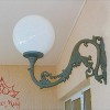 Wandlaternen Aussen aus Gusseisen ME530 KUGEL 400