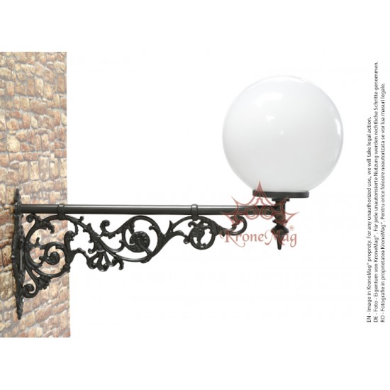 Wandlaternen Aussen aus Gusseisen ME501 KUGEL 400
