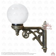 Wandlaternen Aussen Rustikal aus Aluminium TA-101.GLOB200