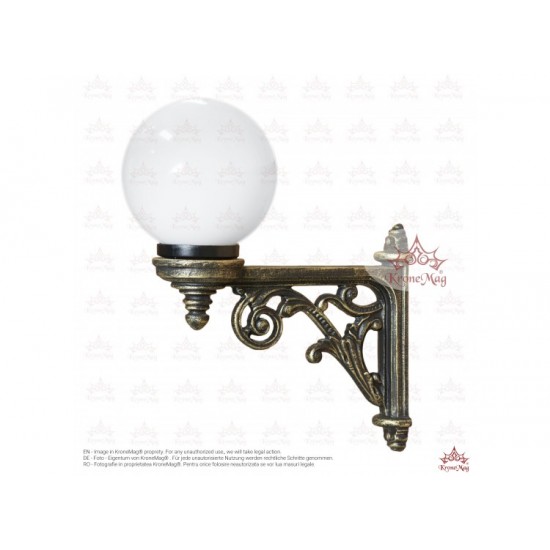 Wandlaternen Aussen Rustikal aus Aluminium TA-101.GLOB200