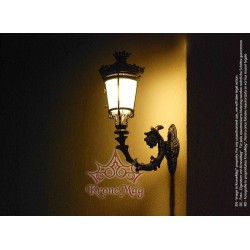 Wandleuchten Außen Antik aus Gusseisen ME109 PALASIO