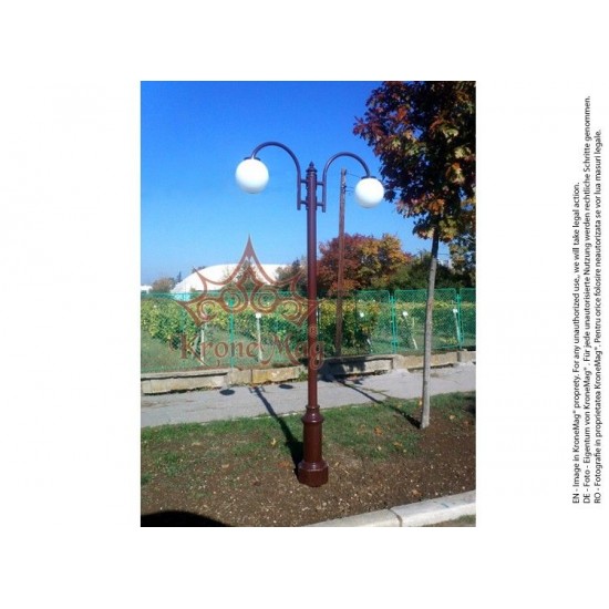 Garten Kandelaber,Gartenbeleuchtung aus Gusseisen-Metall - UNIO-2C-T1 Garten Kandelaber,Gartenbeleuchtung aus Gusseisen-Metall - UNIO-2C-T1