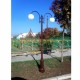 Garten Kandelaber,Gartenbeleuchtung aus Gusseisen-Metall - UNIO-2C-T1 Garten Kandelaber,Gartenbeleuchtung aus Gusseisen-Metall - UNIO-2C-T1