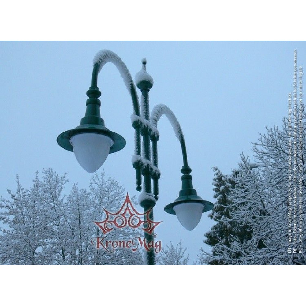 Kandelaber Mastleuchten 2-Flammig für Aussenbereich T6-H2 :: KroneMag