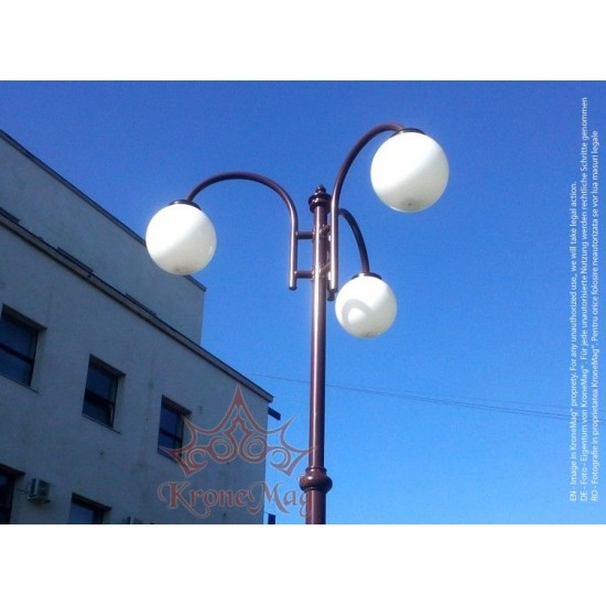 Kandelaber Mastleuchten aus Gusseisen-Metall - UNIO-3C-T1