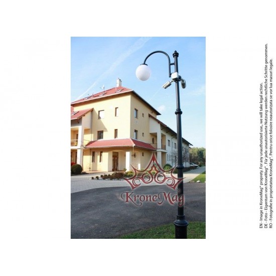 Kandelaber Mastleuchten Gusseisen-Metall UNIO-M1