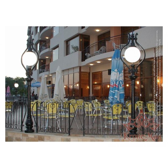 Garten Kandelaber,Gartenbeleuchtung aus Gusseisen h-O1