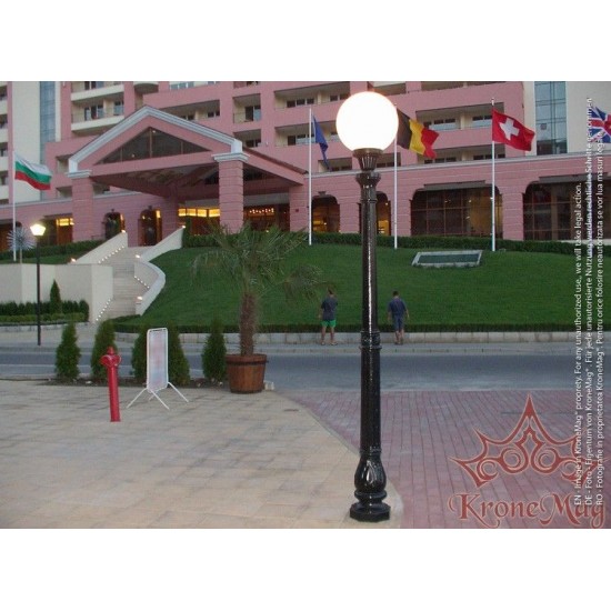 Garten Kandelaber,Gartenbeleuchtung aus Gusseisen H-1