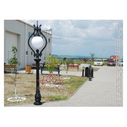 Garten Kandelaber, Gartenbeleuchtung aus Gusseisen h-O1