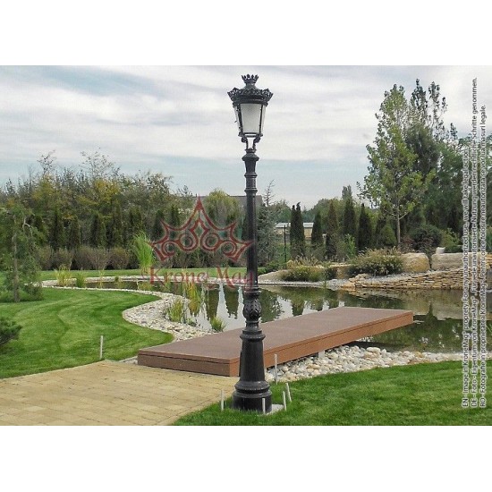 Garten Kandelaber,Gartenbeleuchtung aus Gusseisen R-1b