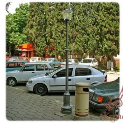 Gusseisen Kandelaber für Außenbeleuchtung M144