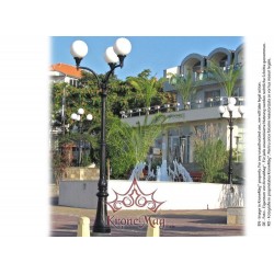 Kandelaber Gusseisen Mastleuchten für Straßenbeleuchtung 1H-M3