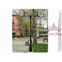 Kandelaber Mastleuchten aus Gusseisen P-K2