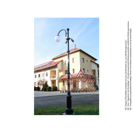 Kandelaber Mastleuchten Gusseisen-Metall UNIO-M1