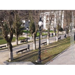 Gusseisen Kandelaber für Außenbeleuchtung 1H-O1