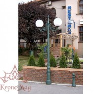 Historische Kandelaber Mastleuchten aus Gusseisen B1-C2